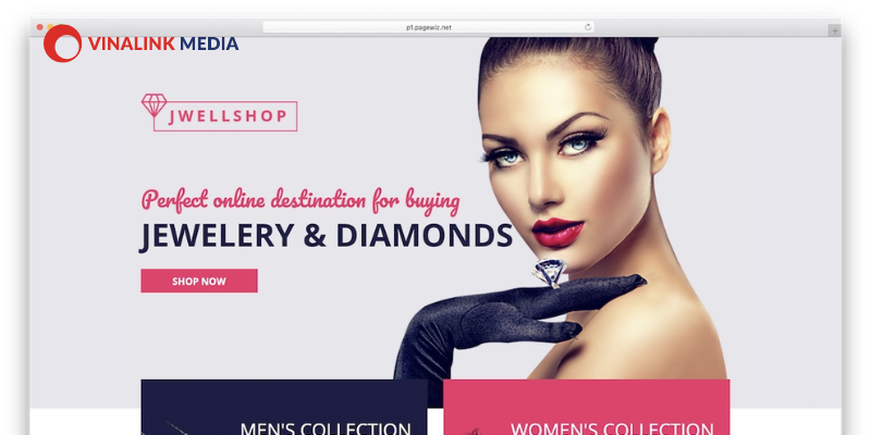 Mẫu landing page bán hàng ngành thời trang